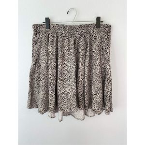 Torrid animal print skirt with pockets-pair w/leggings for the season